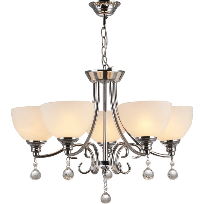 Люстра "Аарон" 5x60Вт E27 хром