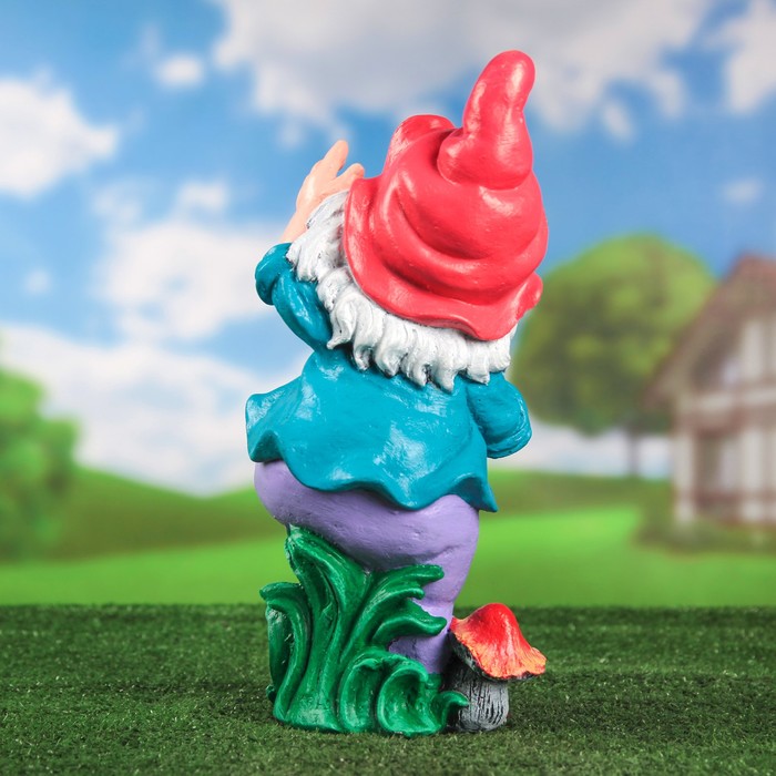 Садовая фигура "Весёлый гном" 40 см