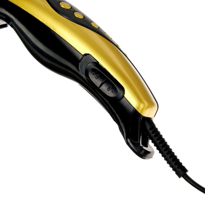 Машинка для стрижки LuazON LST-10, 4 уровня стрижки, 15 Вт, золото, 220 V