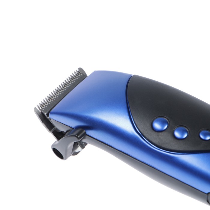 Машинка для стрижки LuazON LST-10, 4 уровня стрижки, 15 Вт, синий, 220 V