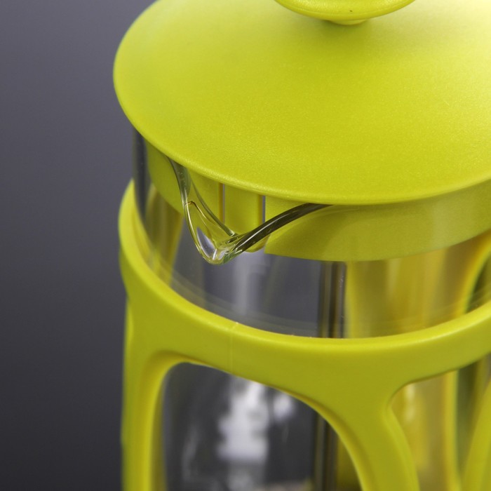 Френч-пресс 350 мл "Ореол", цвет зеленый