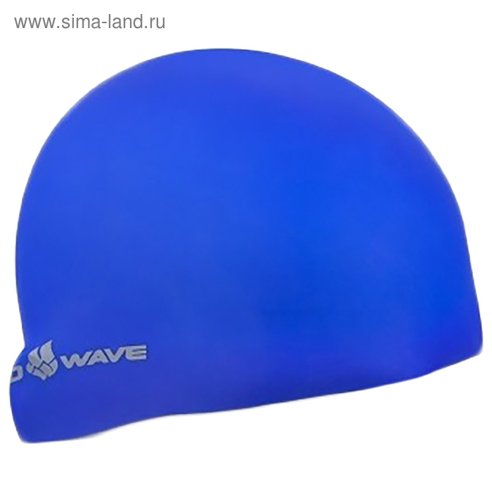 фото Силиконовая шапочка для плавания intensive, m0535 01 0 03w, тёмно-синий mad wave