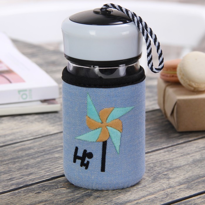 Бутылка 300 мл "Погода", рисунки МИКС