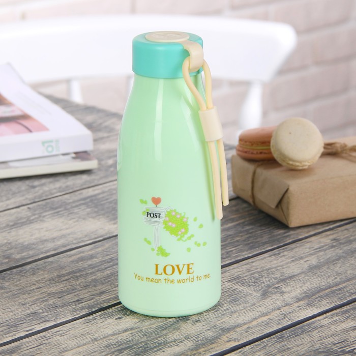 Бутылка 300 мл "Сладкие кексы", цвета и рисунок МИКС