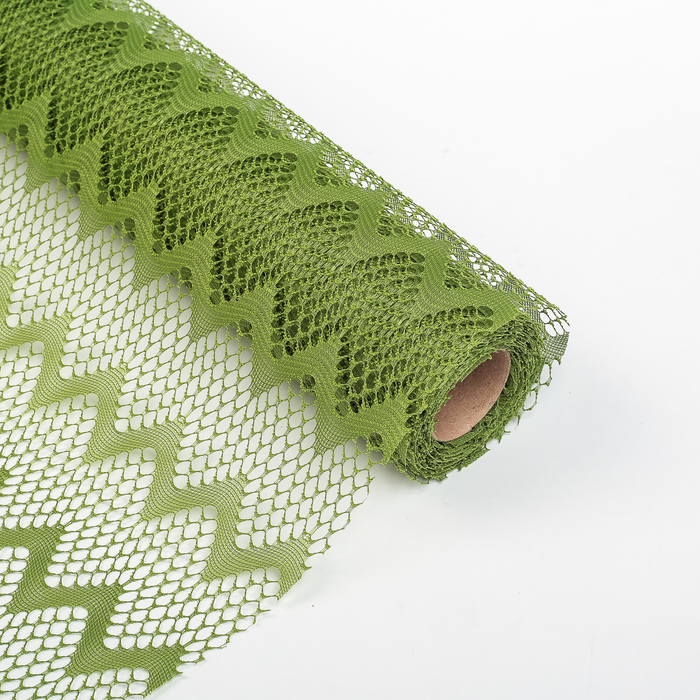 Сетка для цветов "Зигзаг", зеленый, 48 см х 4,5 м