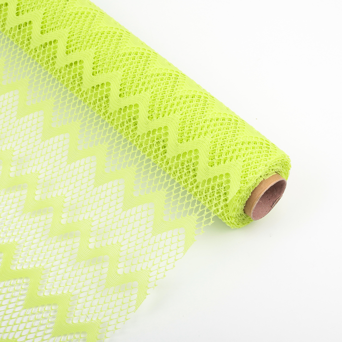 Сетка для цветов "Зигзаг", салатовый, 48 см х 4,5 м