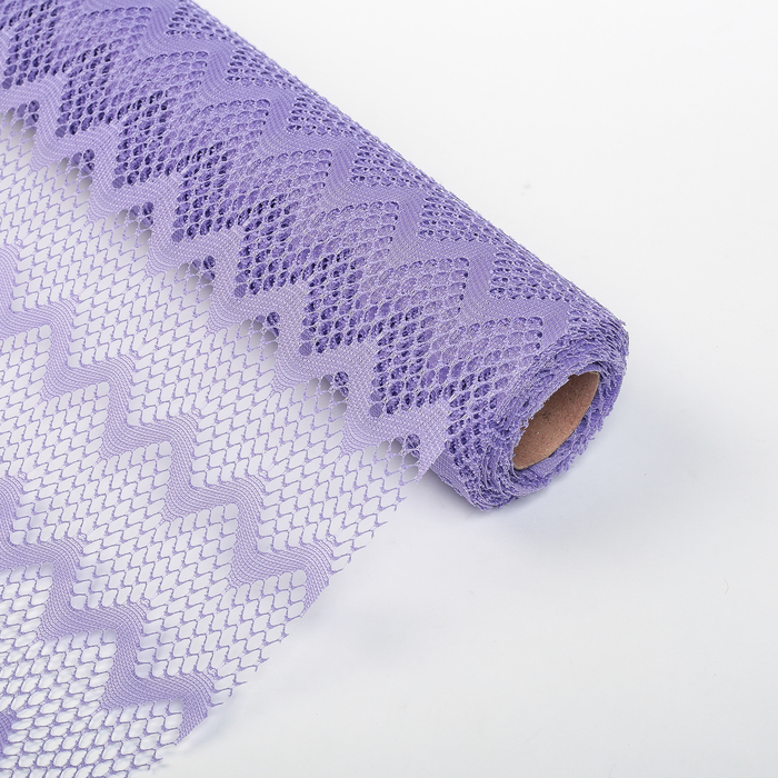 Сетка для цветов "Зигзаг", фиолетовый, 48 см х 4,5 м