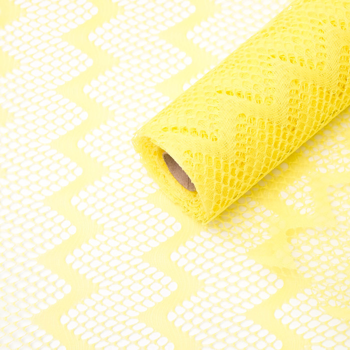 Сетка для цветов "Зигзаг", желтый, 48 см х 4,5 м