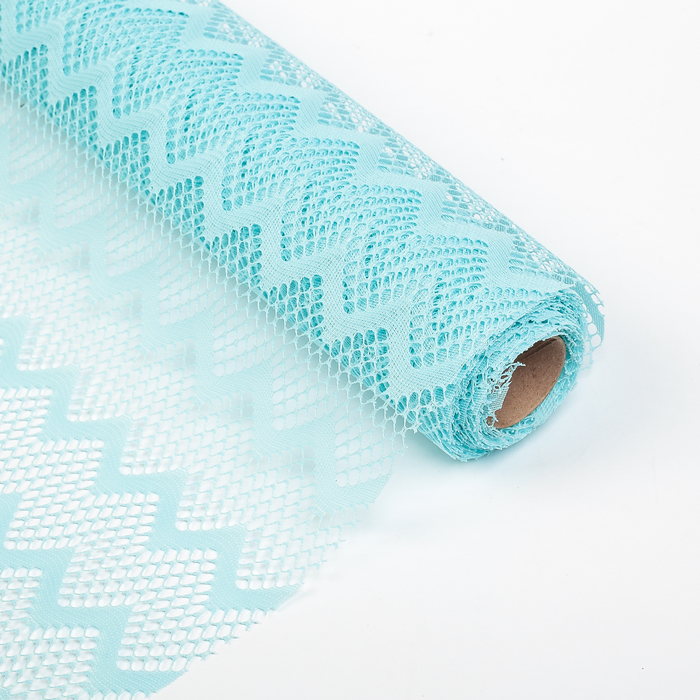 Сетка для цветов "Зигзаг", голубой, 48 см х 4,5 м