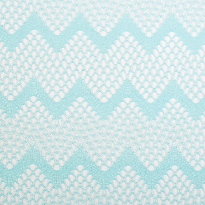 Сетка для цветов "Зигзаг", голубой, 48 см х 4,5 м