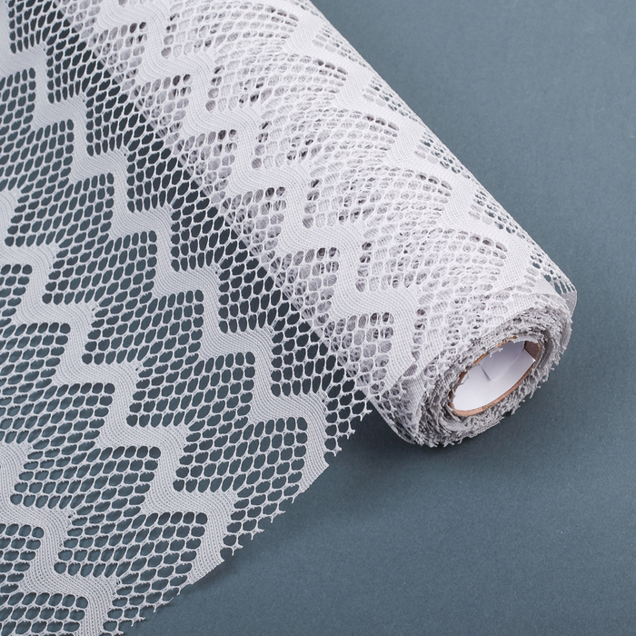 Сетка для цветов "Зигзаг", серый, 48 см х 4,5 м