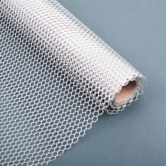 Сетка для цветов "Соты", серебристый, 48 см х 4,5 м