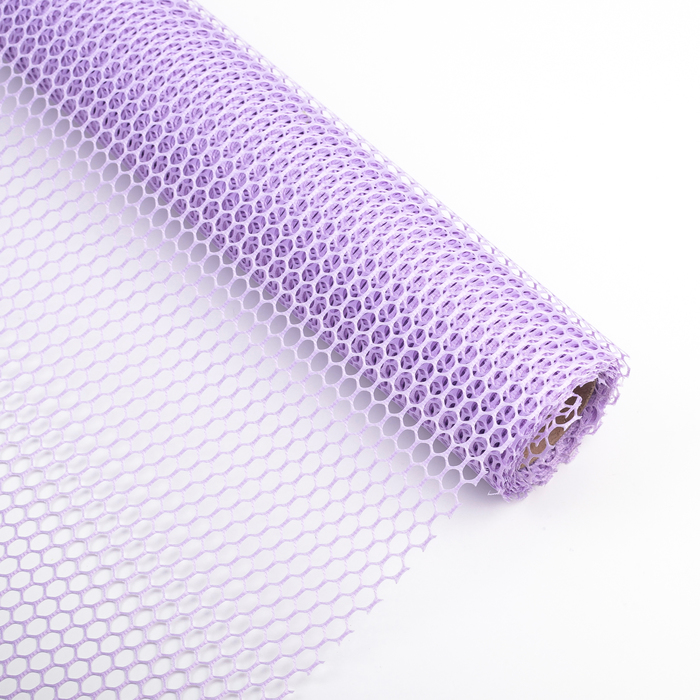 Сетка для цветов "Соты", сиреневый, 48 см х 4,5 м