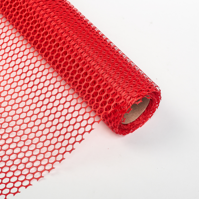 Сетка для цветов "Соты", красный, 48 см х 4,5 м