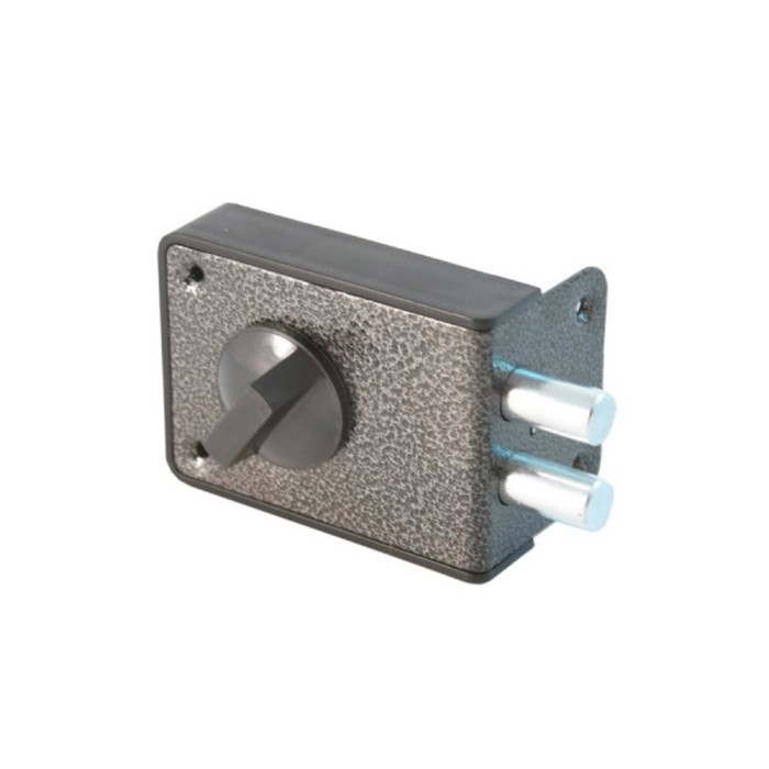 Замок накладной &quot;АЛЛЮР&quot; ЗН 1-3А-1,  86х77х25 мм, с/фиксатором, с/защелкой, 6 ключей