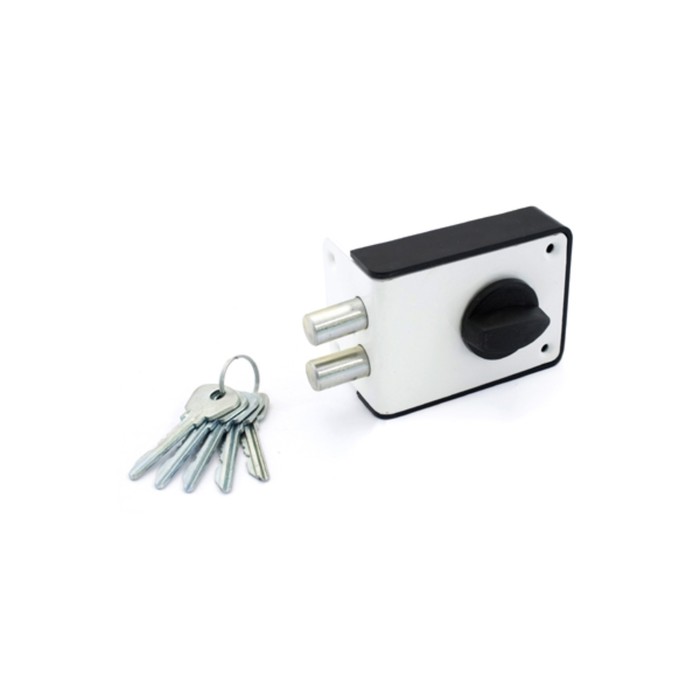 Замок накладной Димитровград "Зенит" ЗН1-3-1, цвет черый