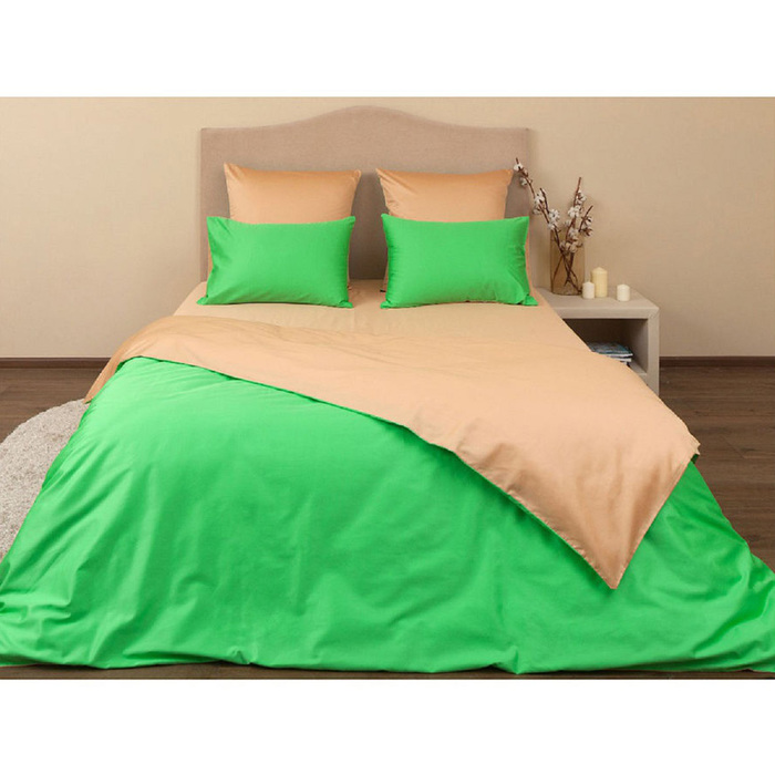 КПБ "Манхэттен" 2 сп, 214х220 см, 182х212 см, 70х70 см-2 шт., сатин 125 г/м2