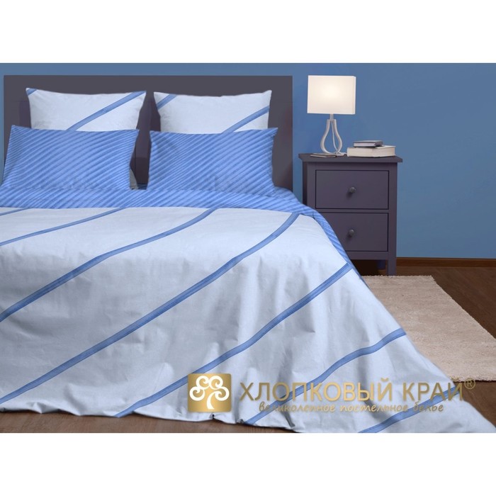 КПБ "Гринвич" 1,5 сп, 156х220 см, 140х205 см, 70х70 см-2 шт., бязь 145 г/м2