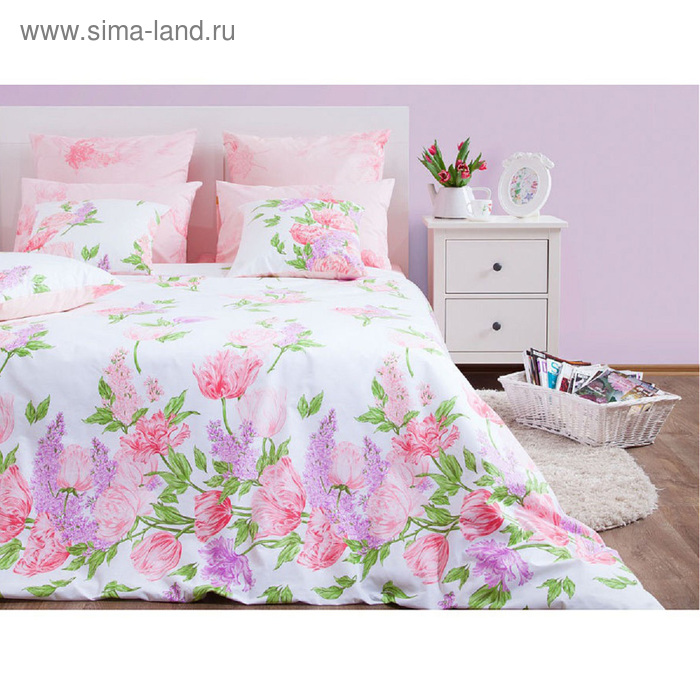 

Постельное бельё 1.5 сп «Линда», размер 156x220 см, 140x205 см, 70x70 см - 2 шт