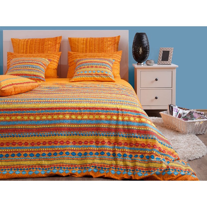 КПБ "Танзания" 2 сп, 214х220 см, 175х205 см, 70х70 см-2 шт., бязь 145 г/м2