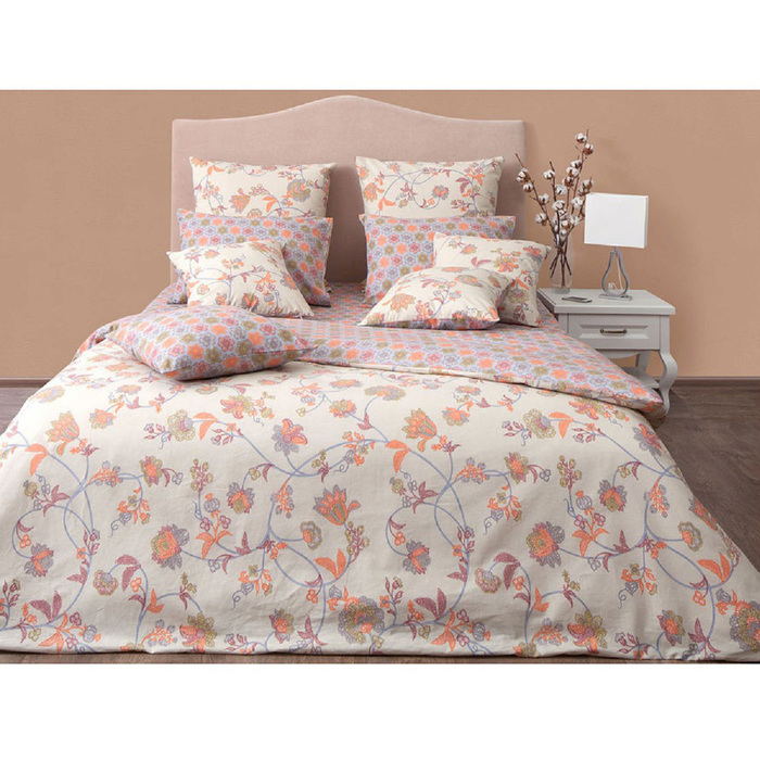 КПБ "Элизабет" 2 сп, 214х220 см, 175х205 см, 70х70 см-2 шт., бязь 145 г/м2