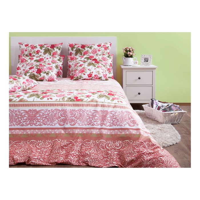 КПБ "Букет" дуэт, 220х240 см, 140х205 см-2 шт., 70х70 см-2 шт., бязь 145 г/м2