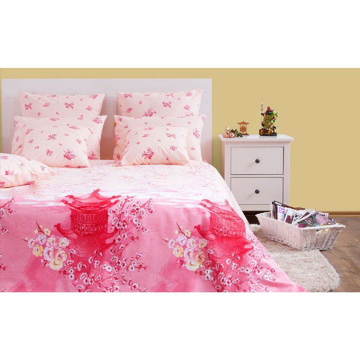 КПБ "Долина солнца" дуэт, 220х240 см, 140х205 см-2 шт., 70х70 см-2 шт., бязь 145 г/м2