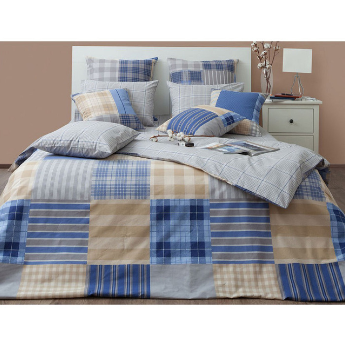 КПБ "Манчестер" дуэт, 220х240 см, 140х205 см-2 шт., 70х70 см-2 шт., бязь 145 г/м2