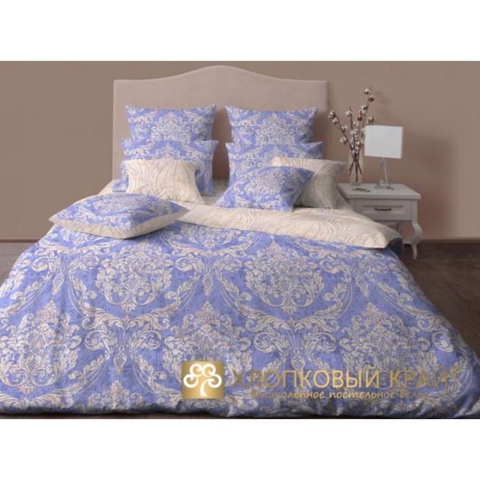 КПБ "Версаль/2" 1,5 сп, 156х220 см, 148х212 см, 70х70 см-2 шт., сатин 125 г/м2