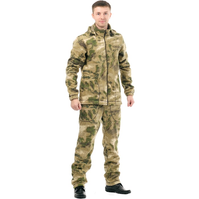 Костюм «КВЕСТ Никс», флис, размер 52-54, рост 170-176, зелёный кмф