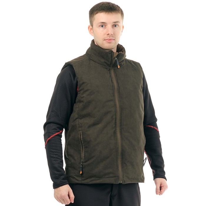 Жилет «Стрелец» (замша, хаки) PRIDE, р-р 44-46