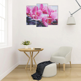 

Модульная картина "Фиолетовая орхидея" 25*50 - 2 части, 30*60, 60*80 см