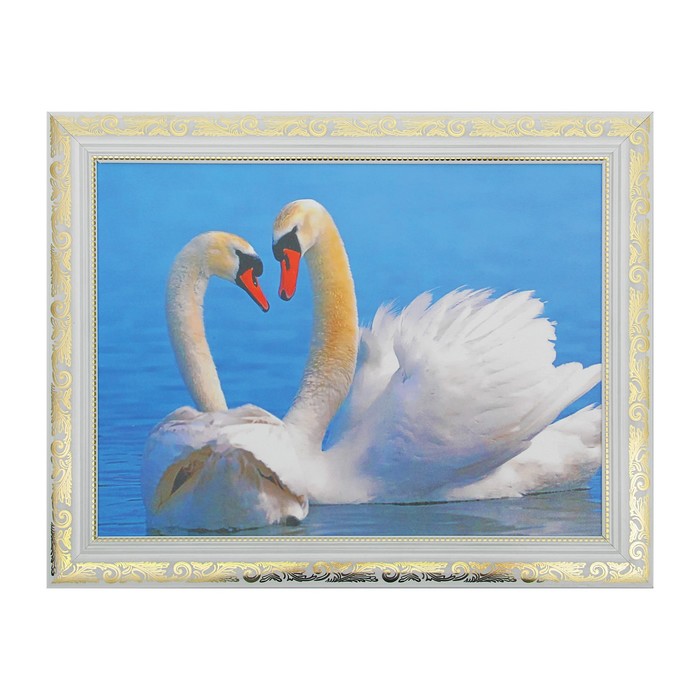Картина "Белые птицы" 37*47 см