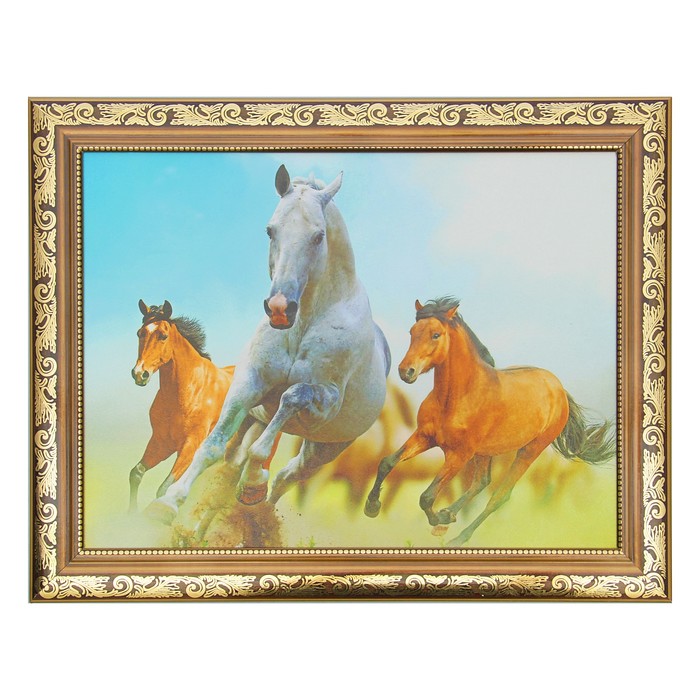 Картина "Кони" 37*47 см
