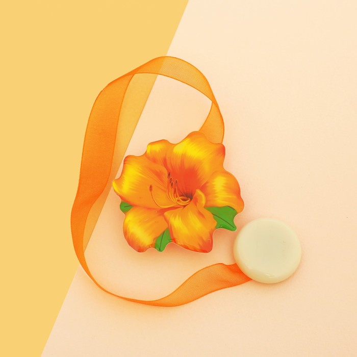 Прихват для штор "Желтая лилия"