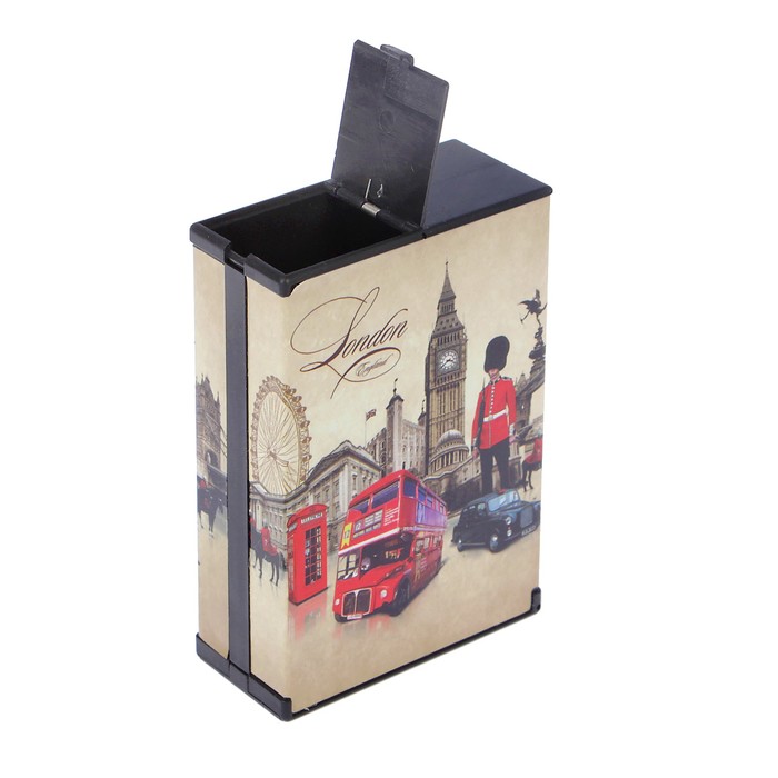 Портсигар Пачка. Достопримечательности. Лондон, 6*9,5 см