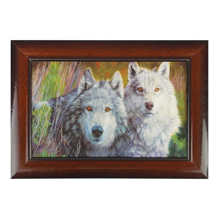 Картина "Волки" 27*37 см