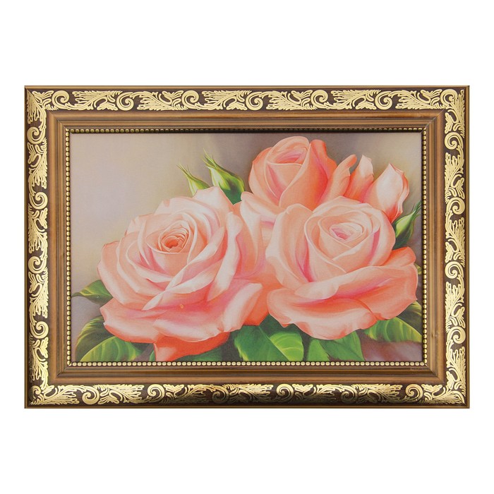 Картина "Розы" 27*37 см