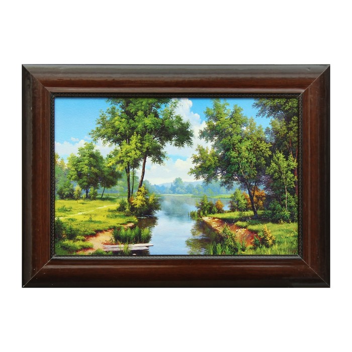 Картина "Летний лес" 27*37 см