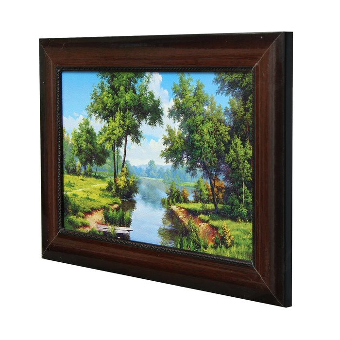 Картина "Летний лес" 27*37 см