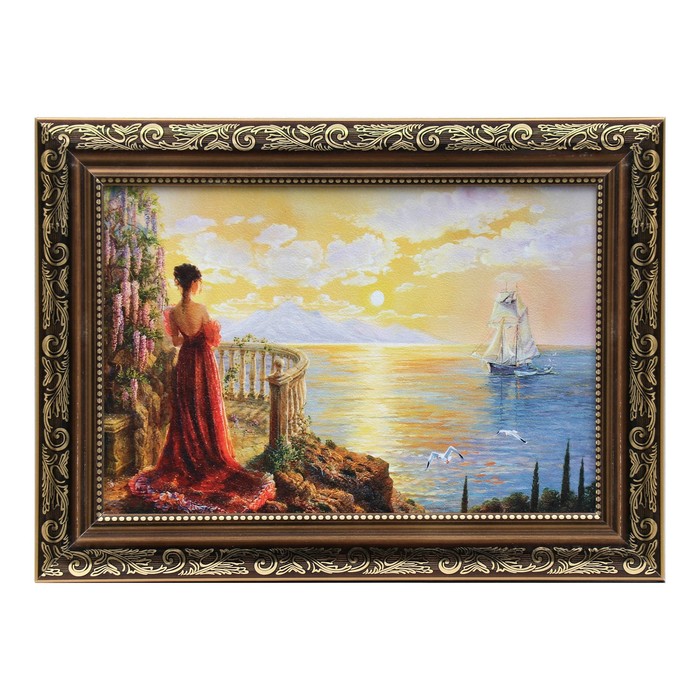 Картина "В ожидании" 27*37 см