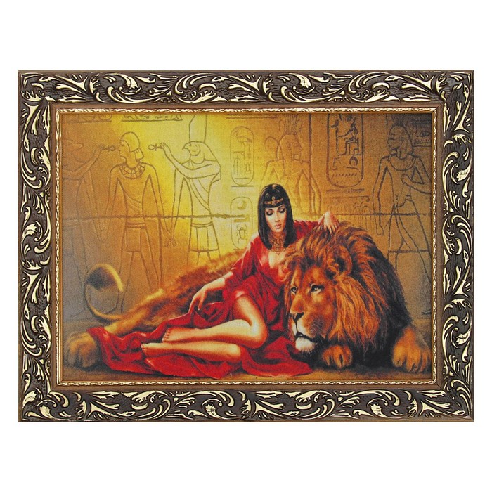 Гобеленовая картина "Клеопатра" 34*44 см