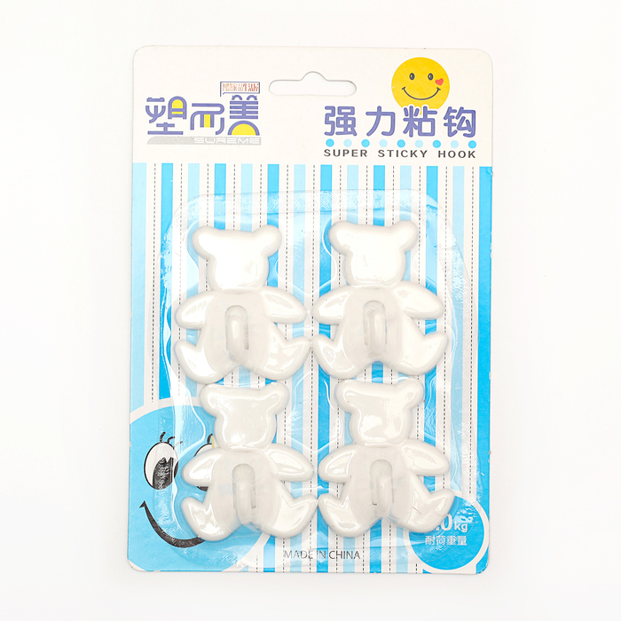 Набор крючков 4 шт, "Мишки",