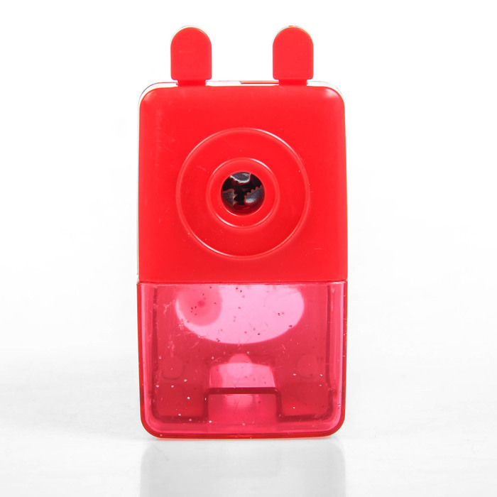 Точилка механическая с контейнером МИКС Классика с рисунком