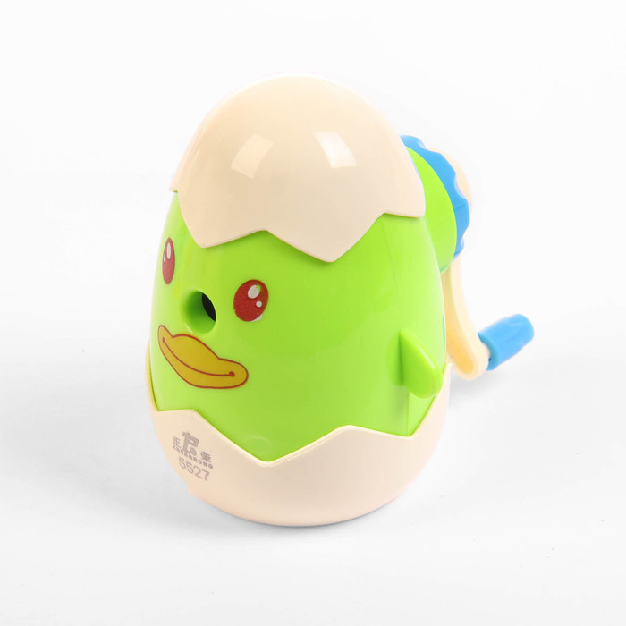 Точилка механическая с контейнером МИКС Цыпленок в скорлупе