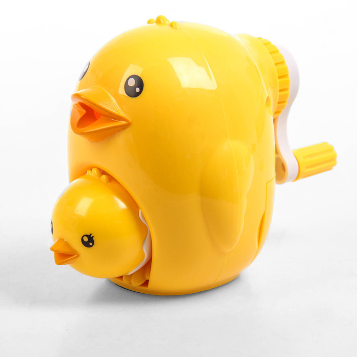 Точилка механическая с контейнером МИКС Курочка с цыпленком