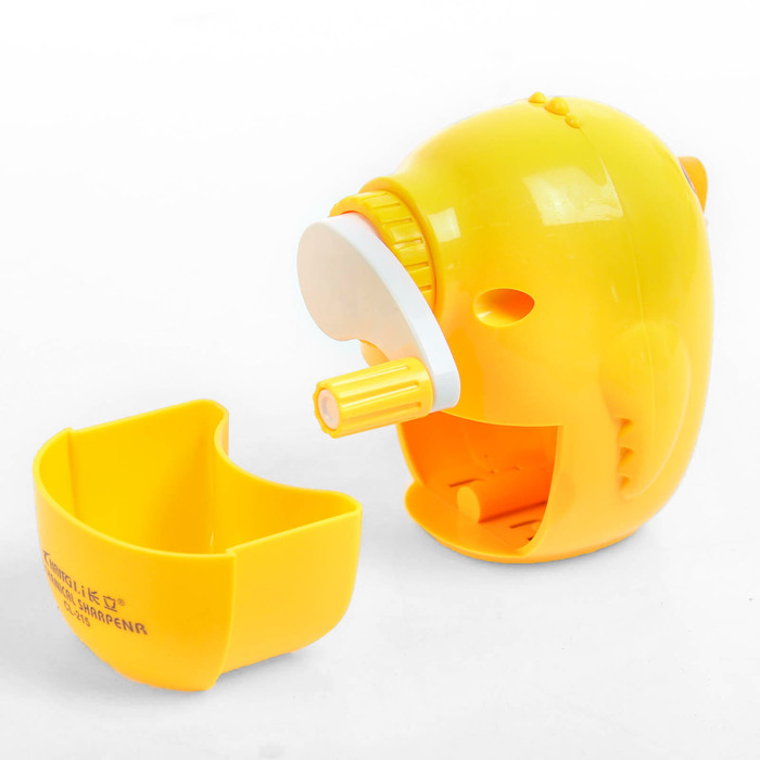 Точилка механическая с контейнером МИКС Курочка с цыпленком