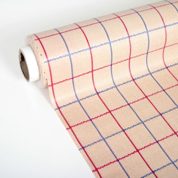 Клеенка столовая на ткани (рулон 20 метров), ширина 137 см, толщина 0,3 мм