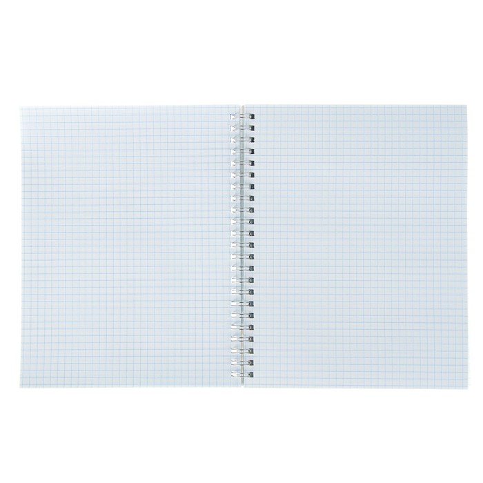 Тетрадь 96 листов клетка на гребне "Колледж обложка", мелованный картон, выборочный лак, микс