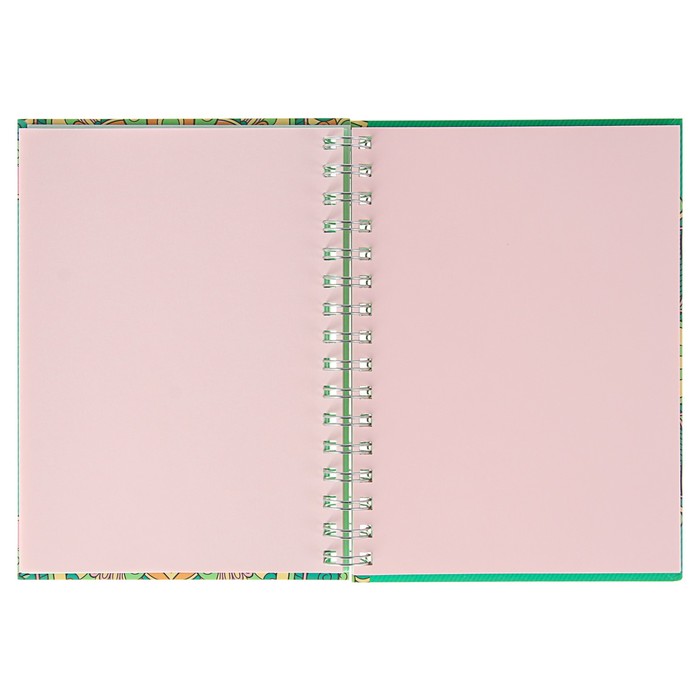 Тетрадь (скетчбук) 120 листов на гребне Sketch ideas, твёрдая обложка, матовая ламинация, тонированный блок, микс